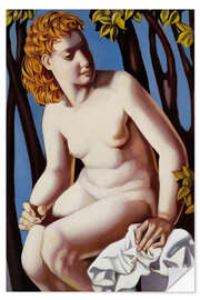 Vinilo para la pared Suzanne Bathing, 1975 - Tamara de Lempicka