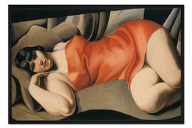 Gerahmter Kunstdruck Die Rosa Tunika