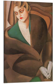 Alubild Porträt von Baronin Renata Treves