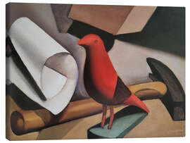 Canvas print The Red Bird, 1922 - Tamara de Lempicka