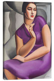 Obraz na płótnie Portrait of the Duchess of Valmy, 1924 - Tamara de Lempicka