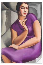 Adesivo murale Portrait of the Duchess of Valmy, 1924