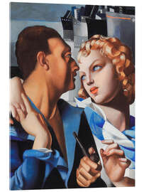 Acrylic print Idylle or Le Depart, 1931 - Tamara de Lempicka
