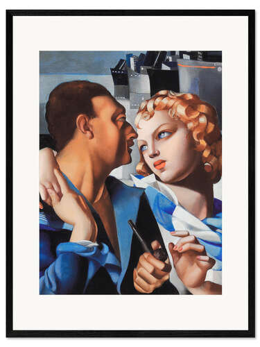 Framed art print Idylle or Le Depart, 1931