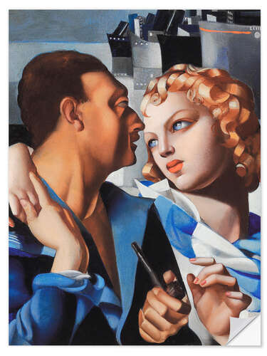 Muursticker Idylle or Le Depart, 1931