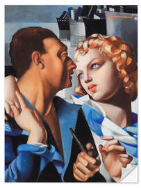 Selvklebende plakat Idylle or Le Depart, 1931