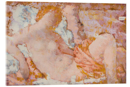 Quadro em acrílico Seated Nude