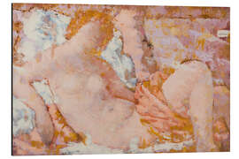 Aluminium print Seated Nude