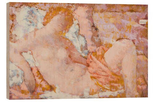 Puutaulu Seated Nude
