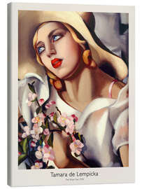 Leinwandbild The Straw Hat, 1930 - Tamara de Lempicka