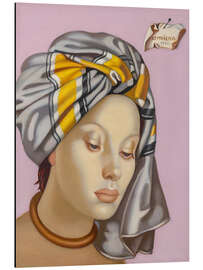 Tableau en aluminium The Grey Turban II, 1945 - Tamara de Lempicka