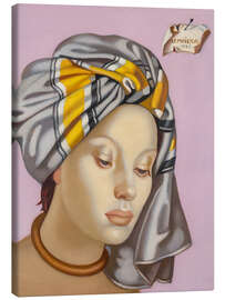 Obraz na płótnie The Grey Turban II, 1945 - Tamara de Lempicka