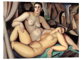 Acrylic print Les Deux Amis - Tamara de Lempicka