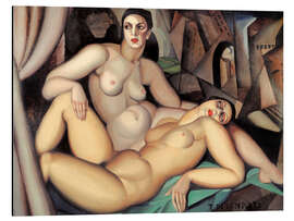 Tableau en aluminium Les Deux Amis - Tamara de Lempicka