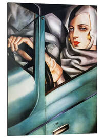 Gallery Print Tamara im grünen Bugatti, 1929