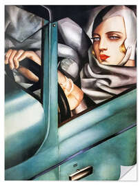 Sisustustarra Autoportrait (Tamara in a Green Bugatti)