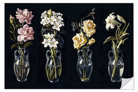 Wall sticker Cut Flowers in Vases (Four Paintings), 1938