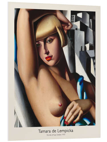 Tableau en PVC Portrait of Suzy Solidor, 1933