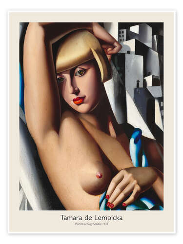 Juliste Portrait of Suzy Solidor, 1933