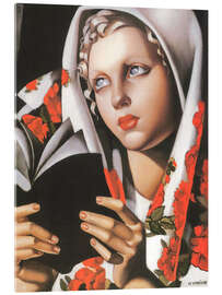 Obraz na szkle akrylowym La Polonaise (The Polish Woman), 1933 - Tamara de Lempicka