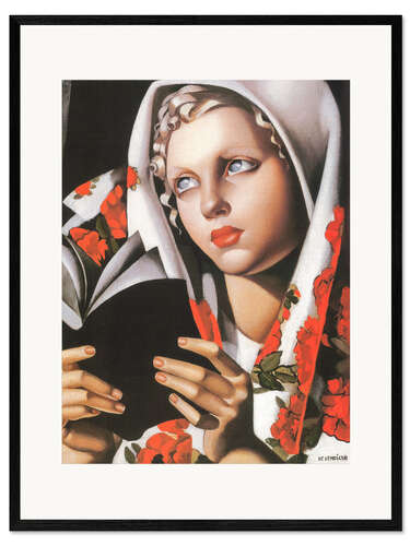 Plakat artystyczny premium w ramie La Polonaise (The Polish Woman), 1933