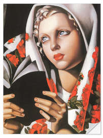 Naklejka na ścianę La Polonaise (The Polish Woman), 1933 - Tamara de Lempicka