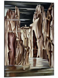 Alubild Stadt der Steine II, 1947 - Tamara de Lempicka