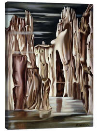 Canvas print City of Rocks II, 1947 - Tamara de Lempicka