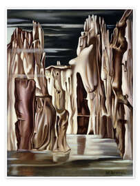 Wall print City of Rocks II, 1947 - Tamara de Lempicka