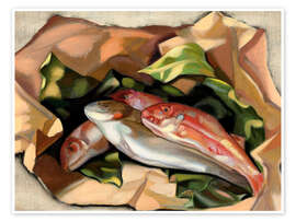 Wall print Fishes (Poissons), 1958 - Tamara de Lempicka