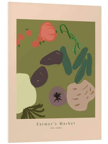 Foam board print Farmer's Market No 4