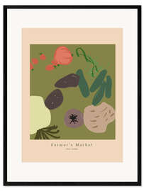 Framed art print Farmer's Market No 4