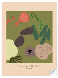 Adesivo murale Farmer's Market No 4