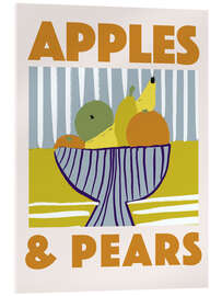 Tableau en verre acrylique Apples And Pears - treechild