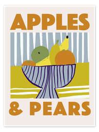 Wandbild Apples And Pears - treechild
