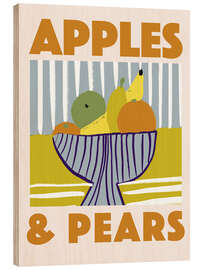 Cuadro de madera Apples And Pears - treechild