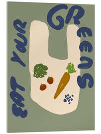 Acrylic print Eat Your Greens No 2 - treechild