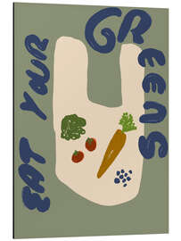 Aluminium print Eat Your Greens No 2 - treechild