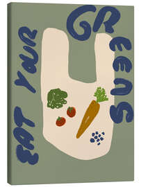 Canvas print Eat Your Greens No 2 - treechild