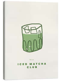 Canvas print Iced Matcha Club