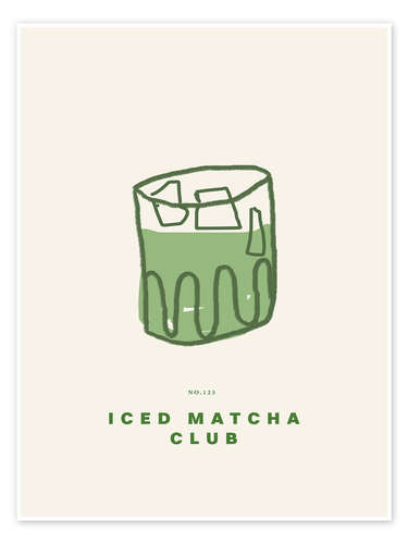 Juliste Iced Matcha Club