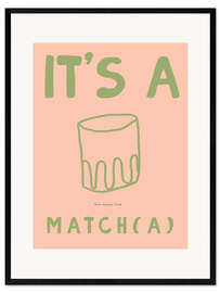 Gerahmter Kunstdruck Its A Match(a)