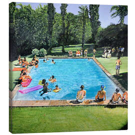 Canvastavla Pool Party Provence - Kate Kingdom