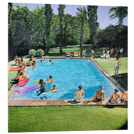 Foam board print Pool Party Provence - Kate Kingdom