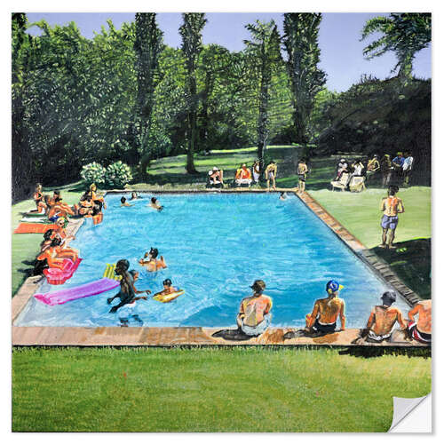 Vinilo para la pared Pool Party Provence