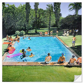 Vinilo para la pared Pool Party Provence - Kate Kingdom