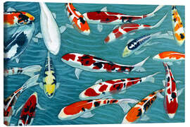 Leinwandbild Bunte Koi - Kate Kingdom