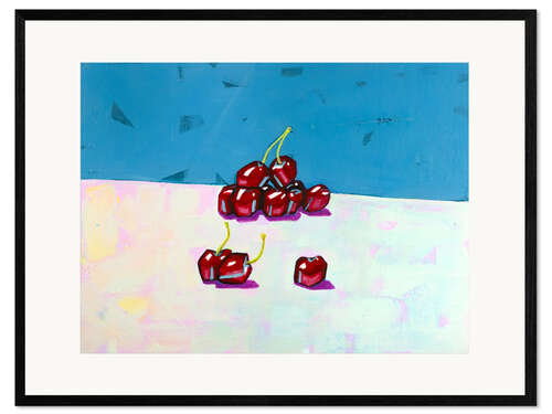 Plakat artystyczny premium w ramie Contemporary Cherries