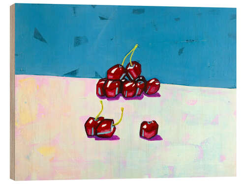Tableau en bois Contemporary Cherries