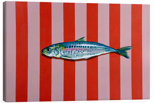 Tableau sur toile Sardine & Stripes